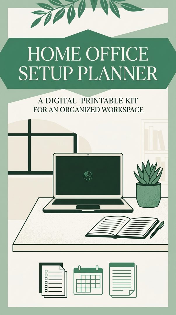 The Ultimate Home Office Setup and Productivity Planner