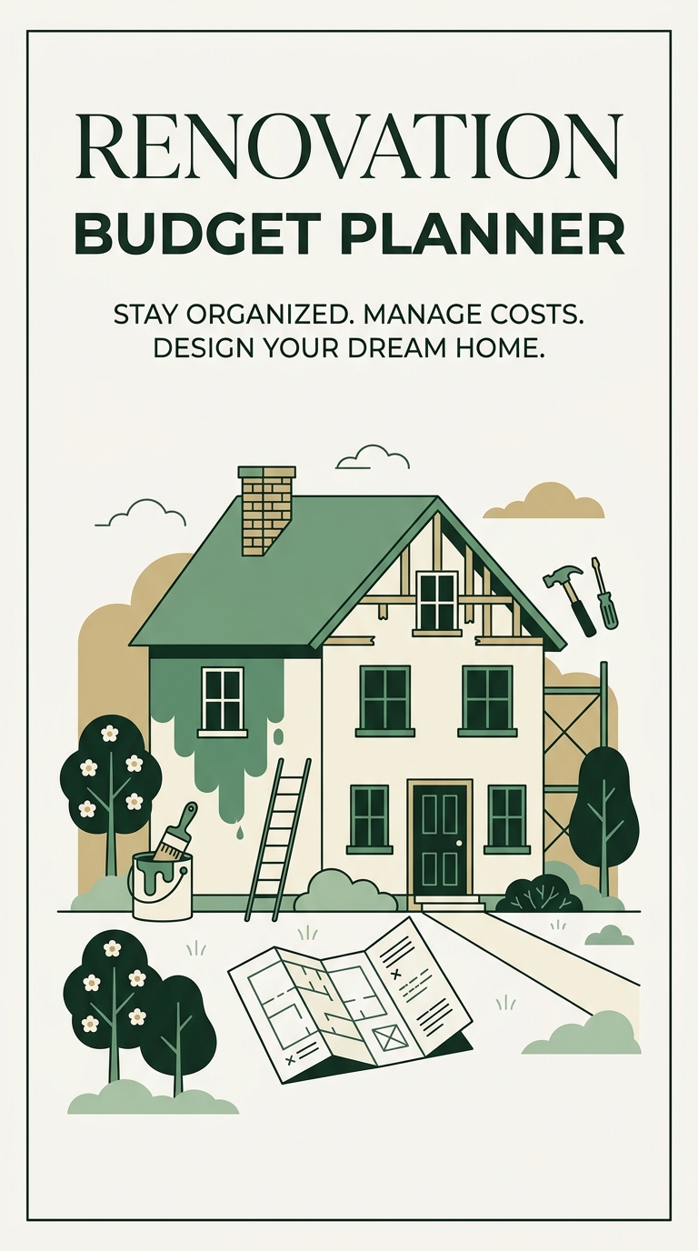 Home Renovation Budget Planner & Project Tracker